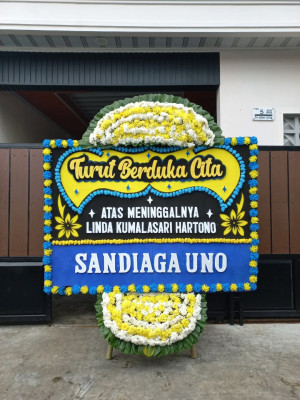 Papan Bunga Duka di Battang Barat